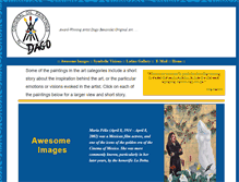 Tablet Screenshot of dagosoriginalart.com